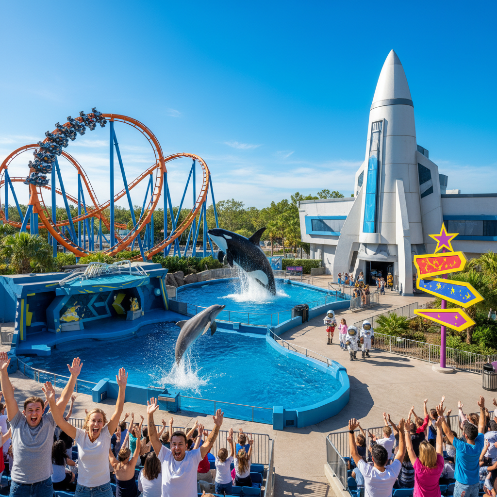 SeaWorld e Busch Gardens no roteiro: quando incluir parques fora do eixo Disney e Universal